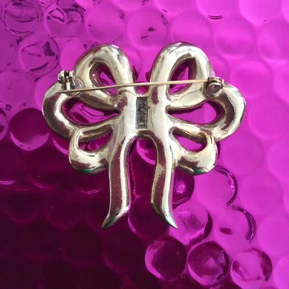 Rhinestone brooch (bow tie) - Picture 2 of 3